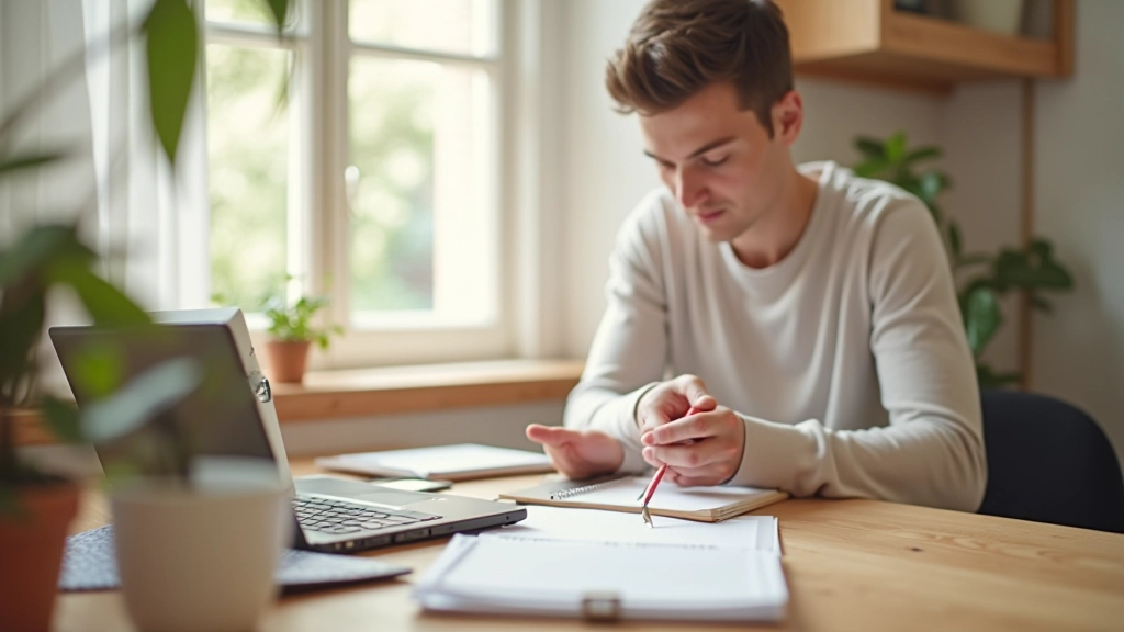 Kalendář a plánovací sešit na stole